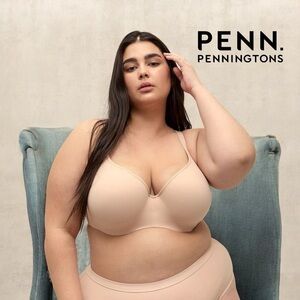 Penningtons, Contoured Underwire Bra Déesse - 42DDD - Beige